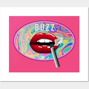 Buzzed Lip Posters and Art